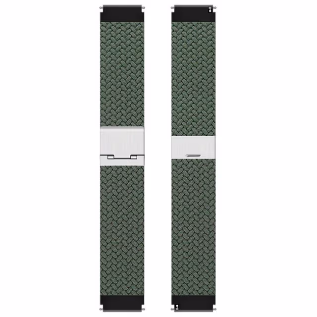Flätat klockarmband till Garmin Forerunner 70 - Army