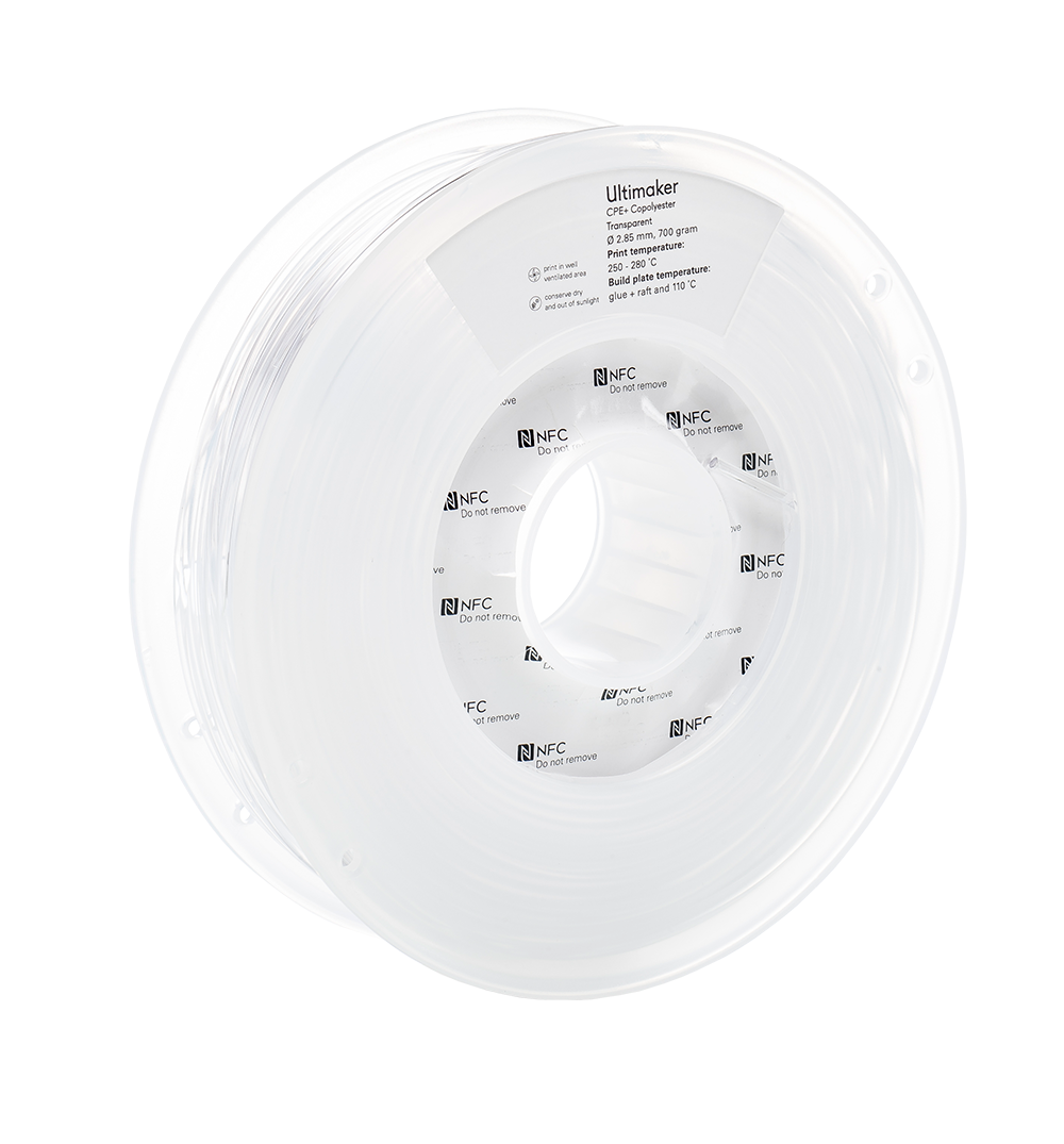 Ultimaker CPE+ - 2.85 mm - 700 g - Transparent