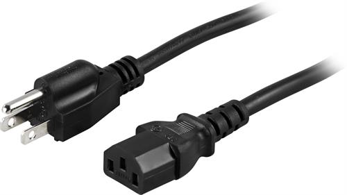 Deltaco DEL-109US - power cable - NEMA 5-15 to power IEC 60320 C13 - 2 m