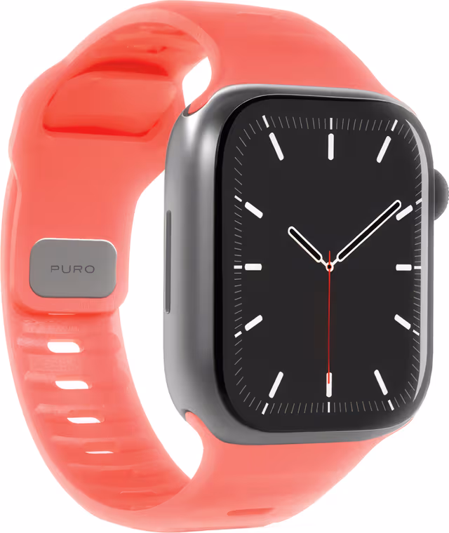 Puro Glow klockarmband för Apple Watch Series 3/4 (orange)
