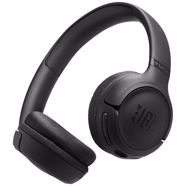 JBL Tune 535BT trådlösa on-ear hörlurar (svart)