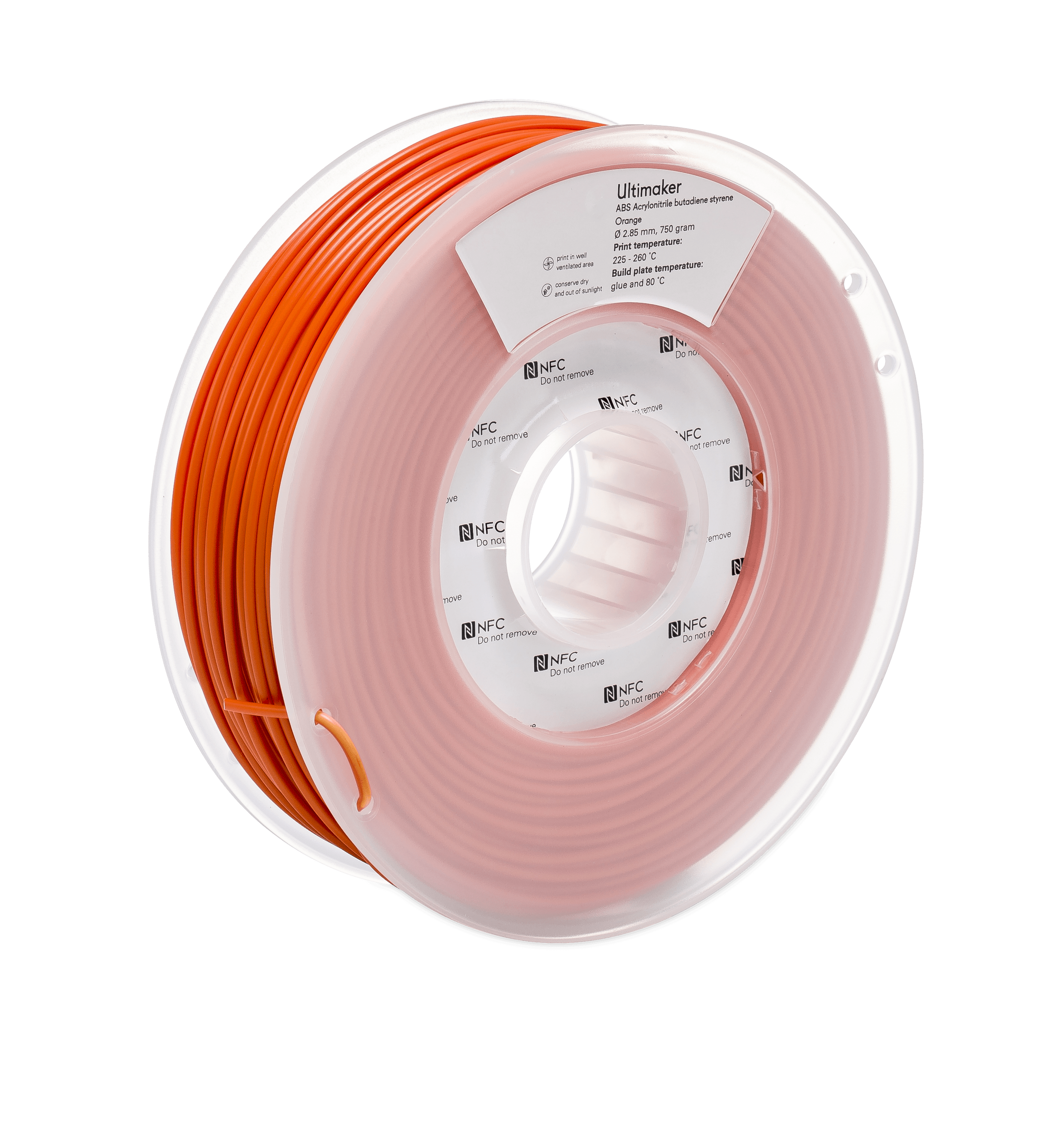 Ultimaker ABS - 2.85 mm - 750 g - Orange