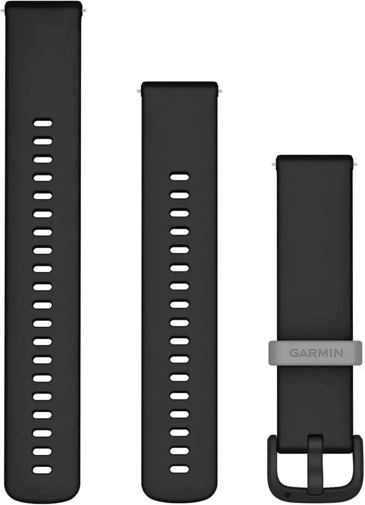 Garmin Venu 3S Silikonband (18mm) - Stengrå/Skiffergrå (Fyndvara klass 1)