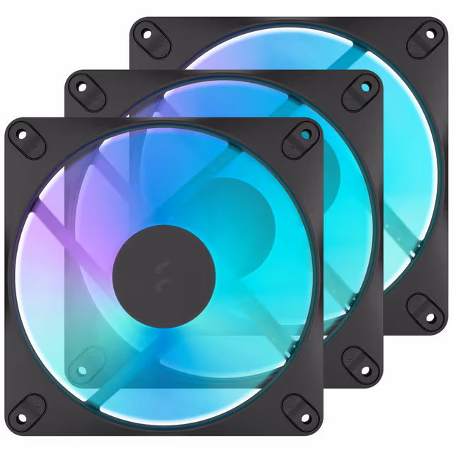Fractal Design Dynamic 3 14 PWM RGB Black 3-pack