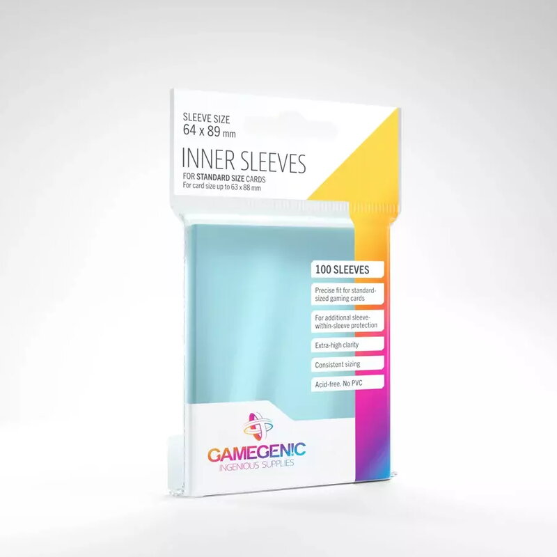 Gamegenic Standard Inner Sleeves 64x89 mm (100 st)
