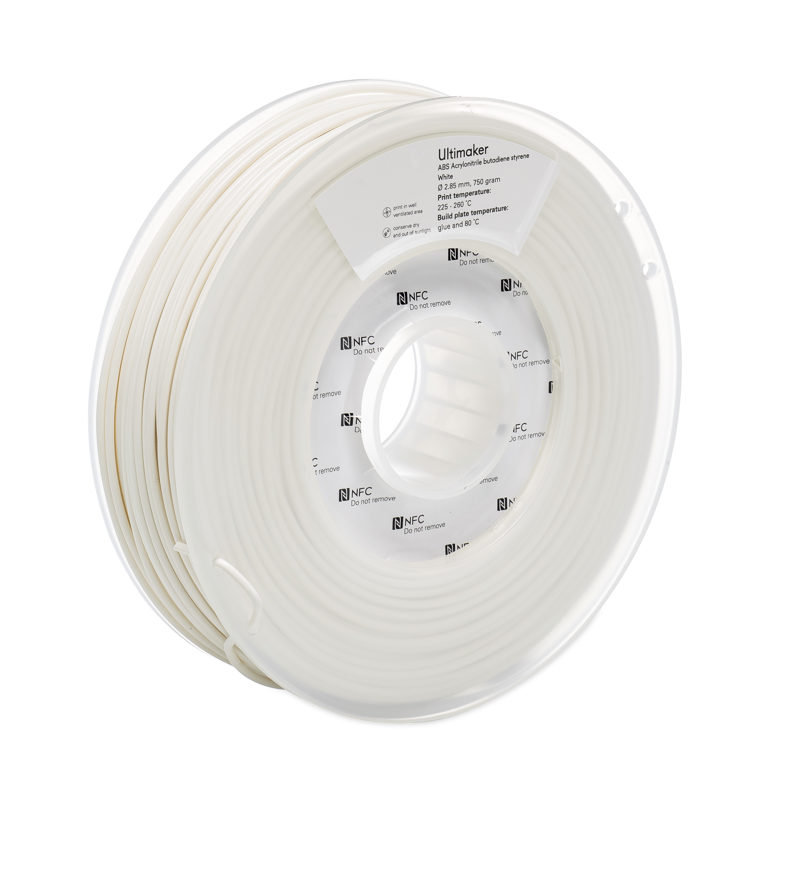 Ultimaker ABS - 2.85 mm - 750 g - White