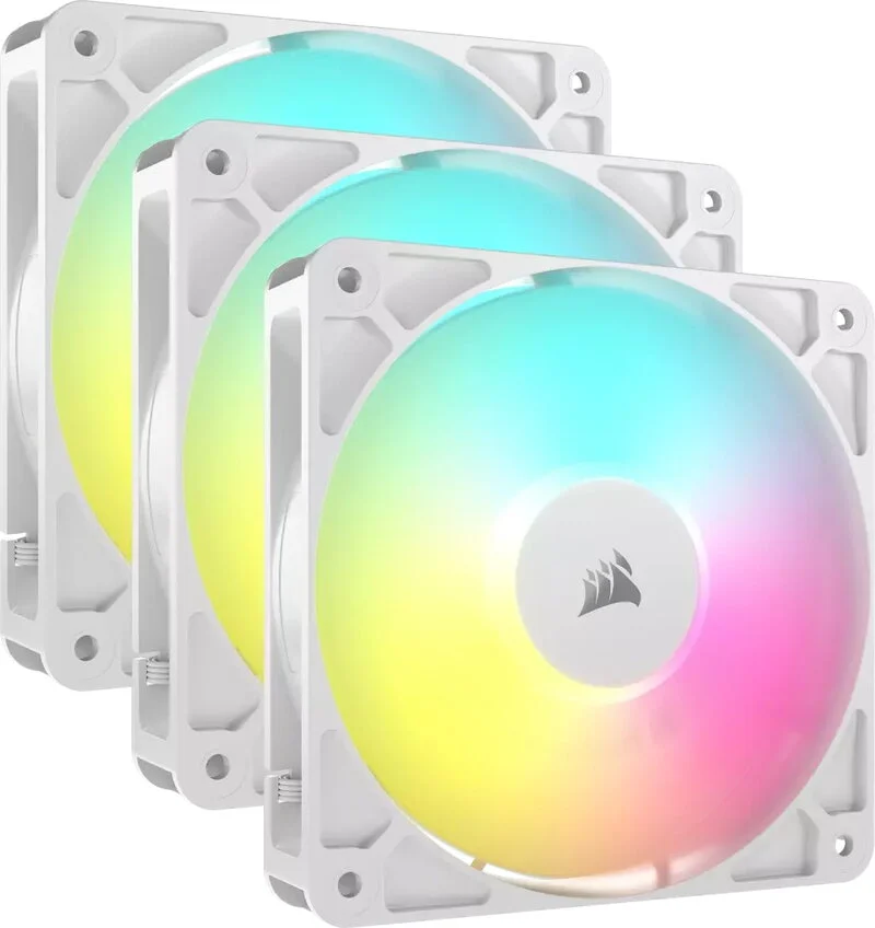 Corsair RS120 / ARGB / PWM / 120mm / 3-pack - Vit