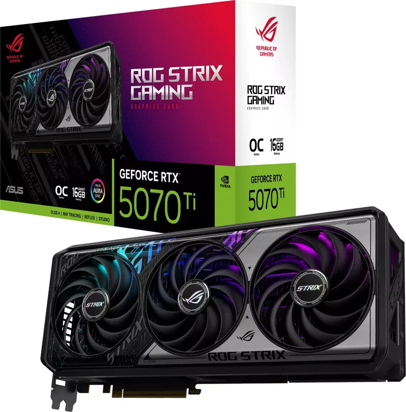 ASUS ROG Strix GeForce RTX 5070 Ti 16GB OC (Fyndvara klass 2)