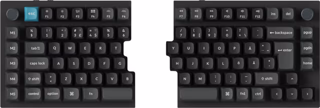 Keychron Q11 Ultra 8K Split K POM Banana trådlöst tangentbord
