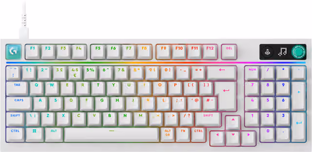 Logitech G316 X 98 Gamingtangentbord - Vit