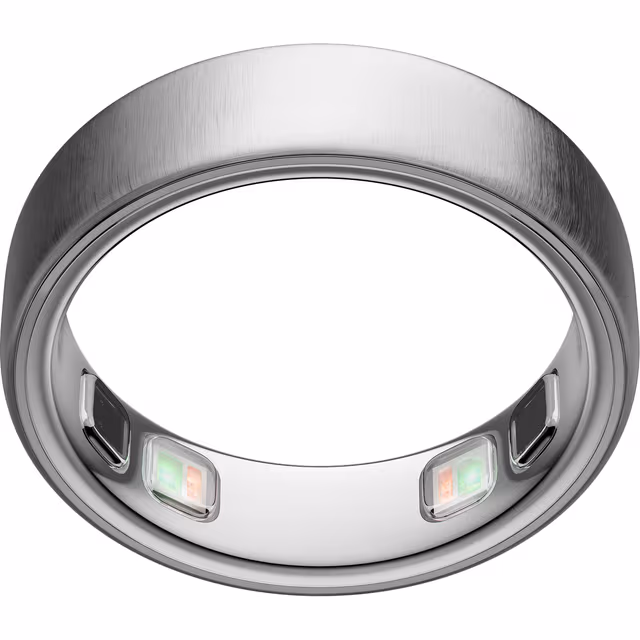 Oura Ring 5 smart ring storlek 7 (borstad silver)