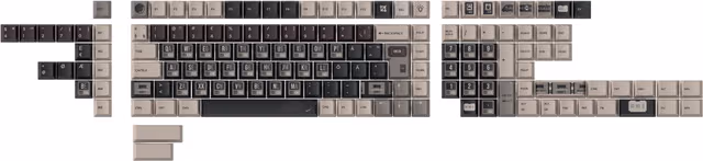Keychron PBT-tangentknappsats (Vintage Stamp)