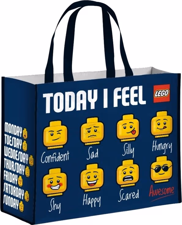 Konix LEGO shoppingväska (Blue Emotions)