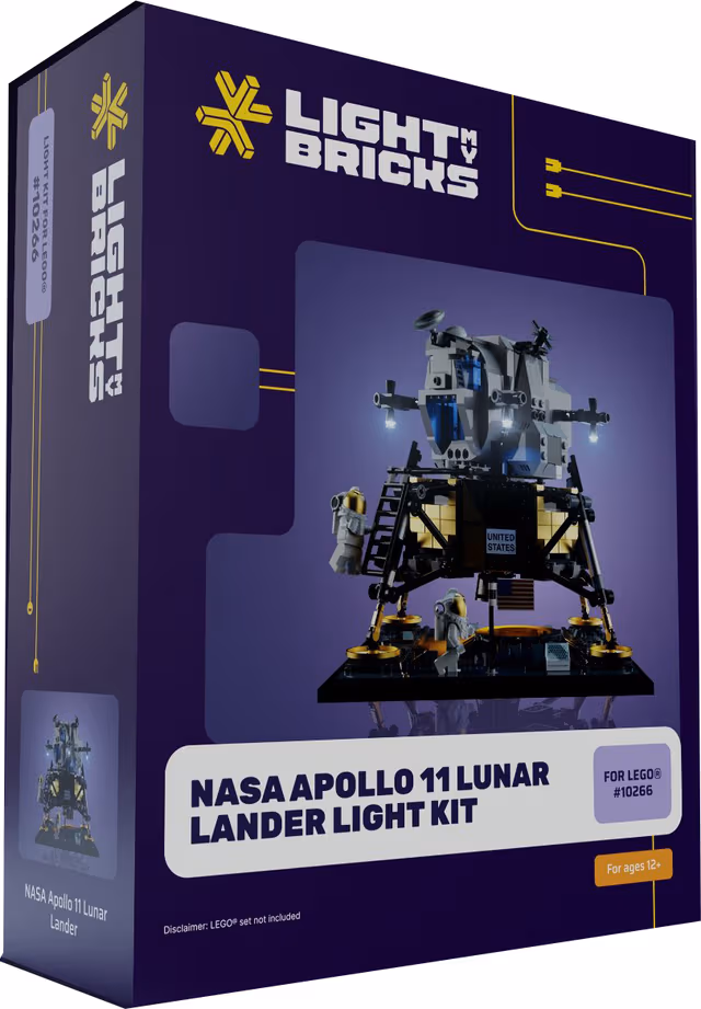 Light My Bricks™ Apollo 11 Månlandare ljuskit