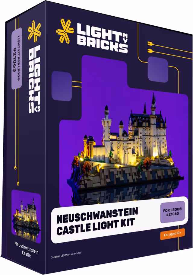 Light My Bricks™ Neuschwanstein slott ljuskit