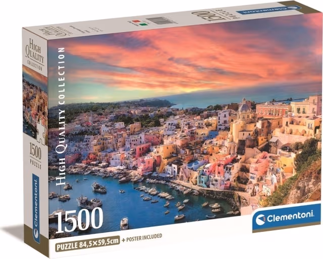 Clementoni Pussel 1500 Pcs CB High Quality Collection Procida Island