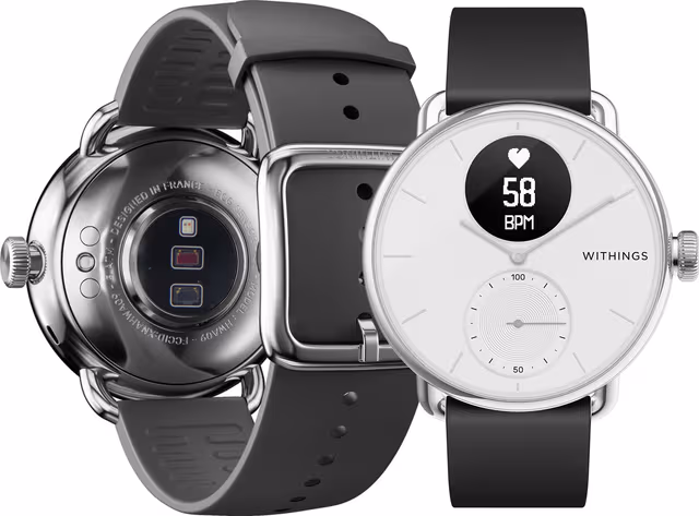 Withings ScanWatch Hybrid smartwatch 38mm (vit)