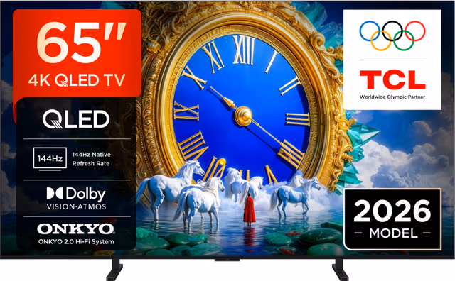 TCL 65" A400 4K QLED TV (2026)