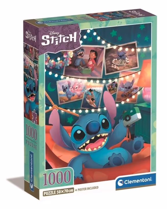 Clementoni Jigsaw Puzzle Disney Stitch 1000pcs. 2D Pussel