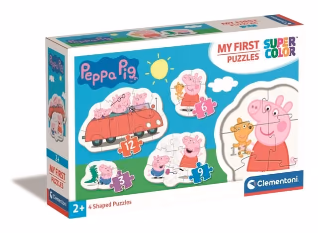 Clementoni Mitt första pussel 3-6-9-12 bitar - Peppa Pig (20829)