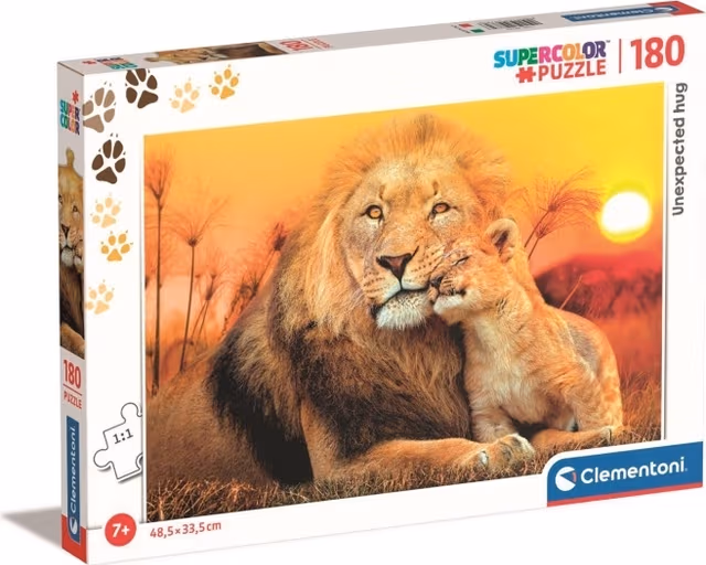 Clementoni Jigsaw Puzzle Super Color Unexpected Hug 180pcs. 2D Pussel