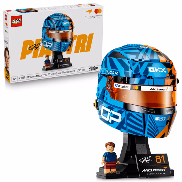 LEGO Editions McLaren Mastercard F1 Team Oscar Piastri hjälm 43017