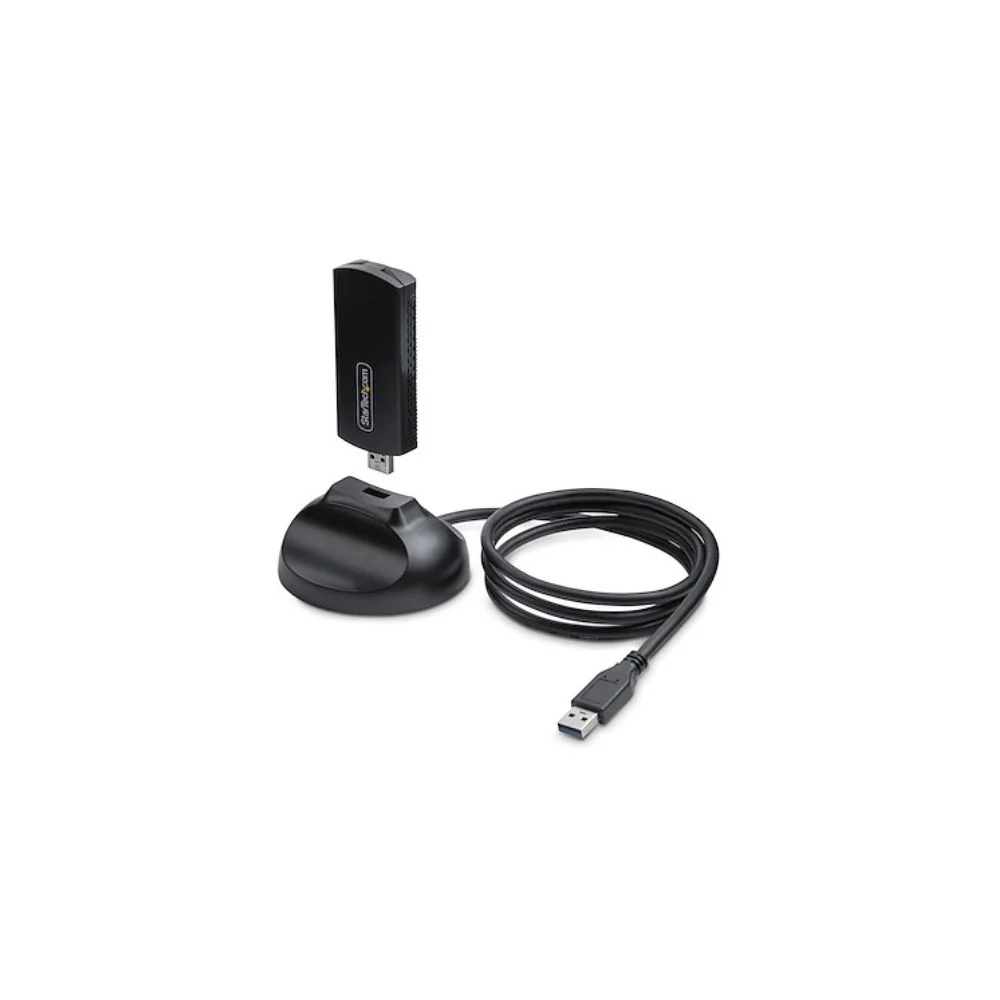 StarTech.com Wi-Fi 6E USB Adapter/Dongle For Desktop/Laptop PC Wireless NIC w/Foldable Antenna WiFi Adapter Supports 802.11 b/g/n/ac/ax 2.4/5/6 GHz Network Compatible - network adapter - USB 3.0