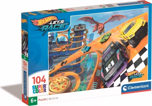 Clementoni 104 st Pussel Barn Hotwheels