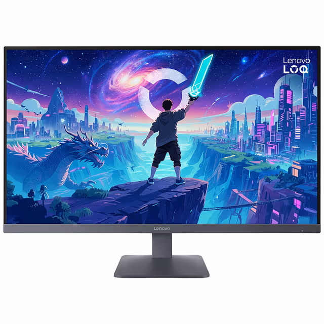 Lenovo LOQ 32Q‑10 31,5" QHD spelskärm (svart)
