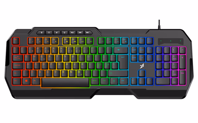 Next KD3 V2 LED gamingtangentbord med membranteknik
