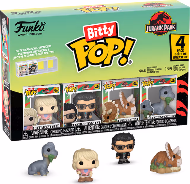 Funko Bitty POP! Jurassic Park 4 Pack: Triceratops figur