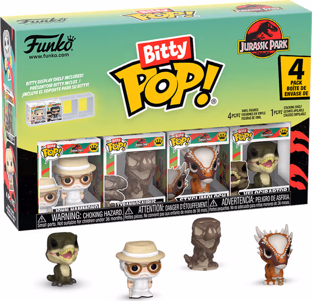 Funko Bitty POP! Jurassic Park 4 Pack: Raptor figur