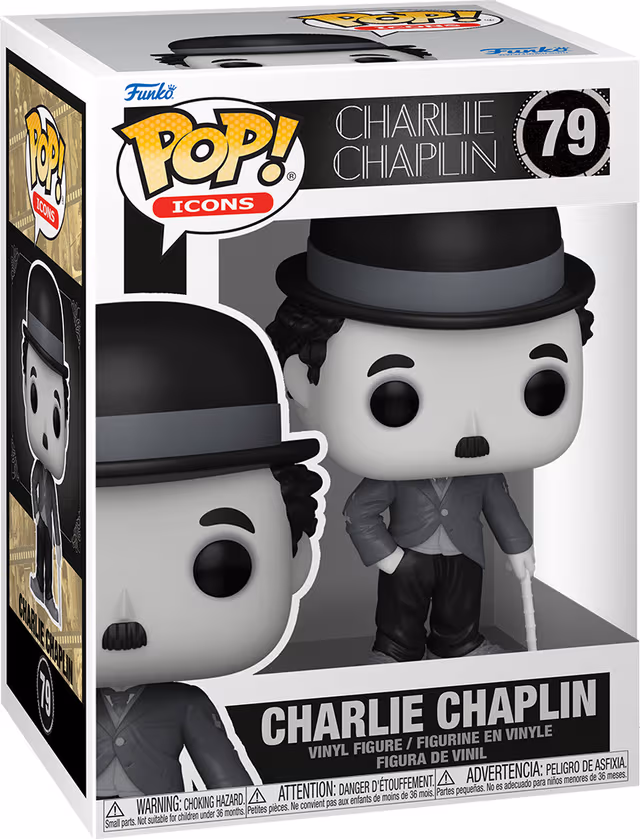 Funko POP! Icons: Charlie Chaplin figur