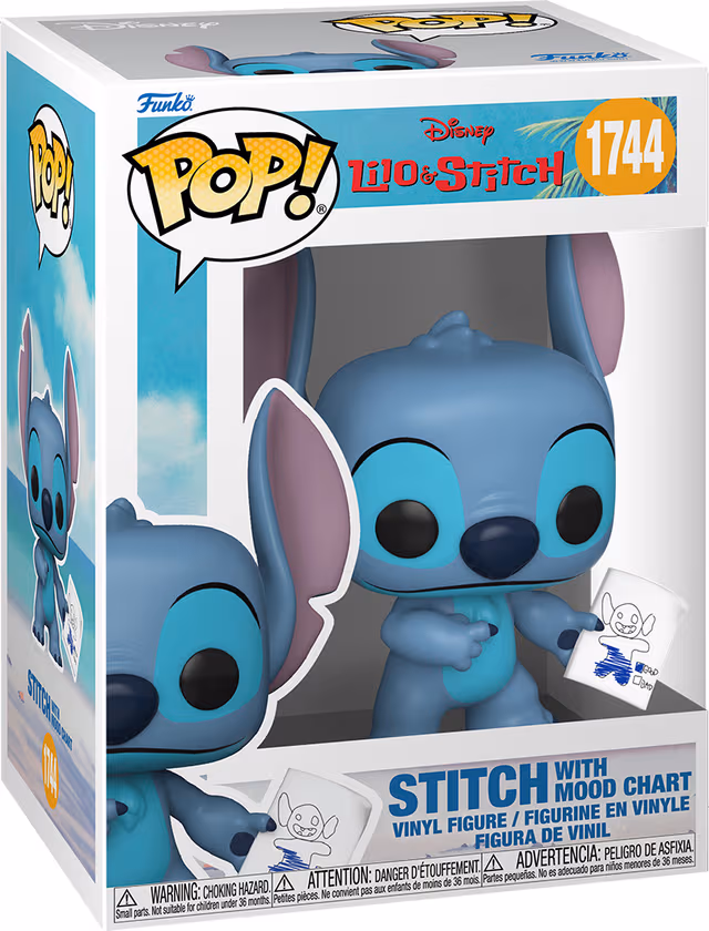 Funko POP! Lilo & Stitch: Stitch with Mood Chart Chase figur