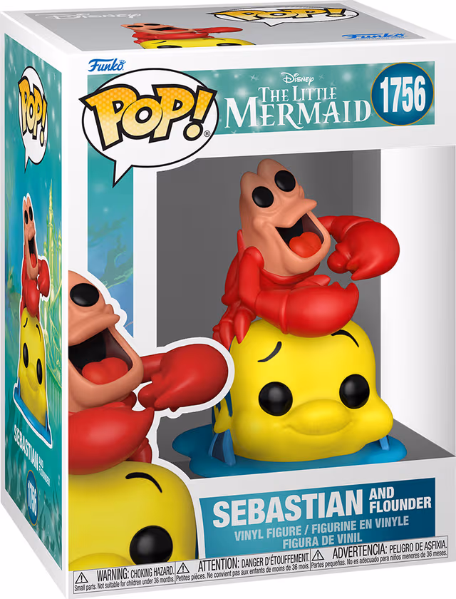 Funko POP! The Little Mermaid: Sebastian & Flounder figur