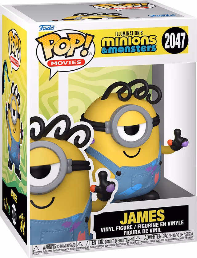Funko POP! Minions & Monsters: James figur