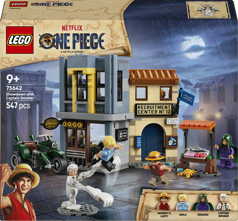 LEGO ONE PIECE Uppgörelse med kapten Smoker 75642