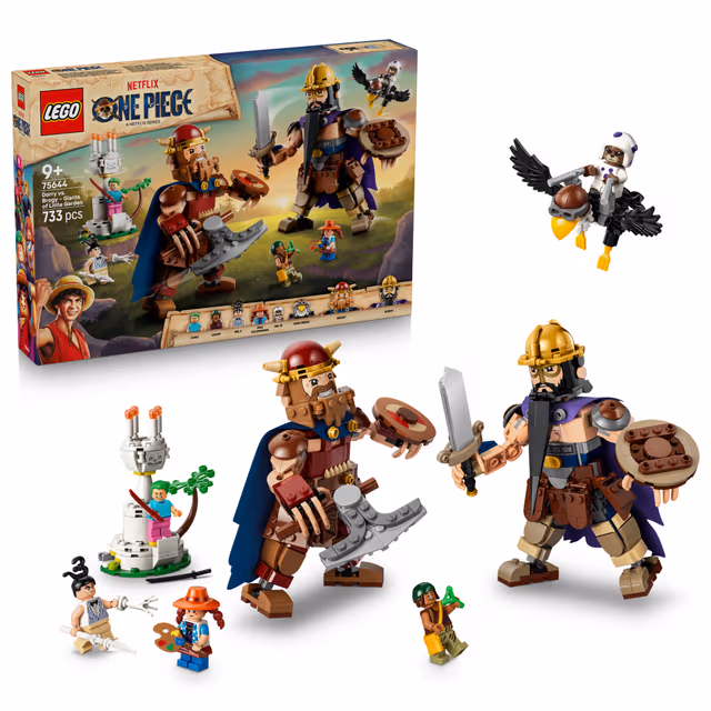 LEGO ONE PIECE Dorry mot Brogy jättarna i Little Garden 75644