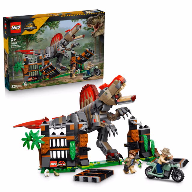 LEGO Jurassic World Dinosaurieflykt med spinosaurus 77982