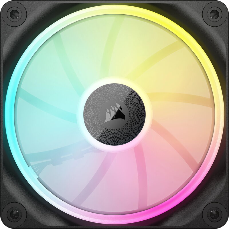 Corsair LX120 / iCUE-RGB / PWM / 120mm / 1-pack - Svart