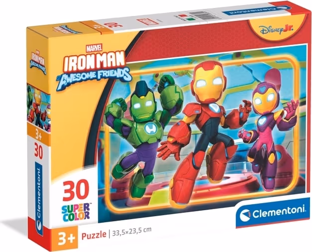 Clementoni Pussel 30 Pcs Iron-Man and His Awesome Friends