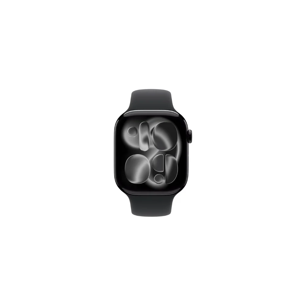 Apple Watch Series 11 GPS 46mm Gagatsvart Aluminium Svart Sportband S/M