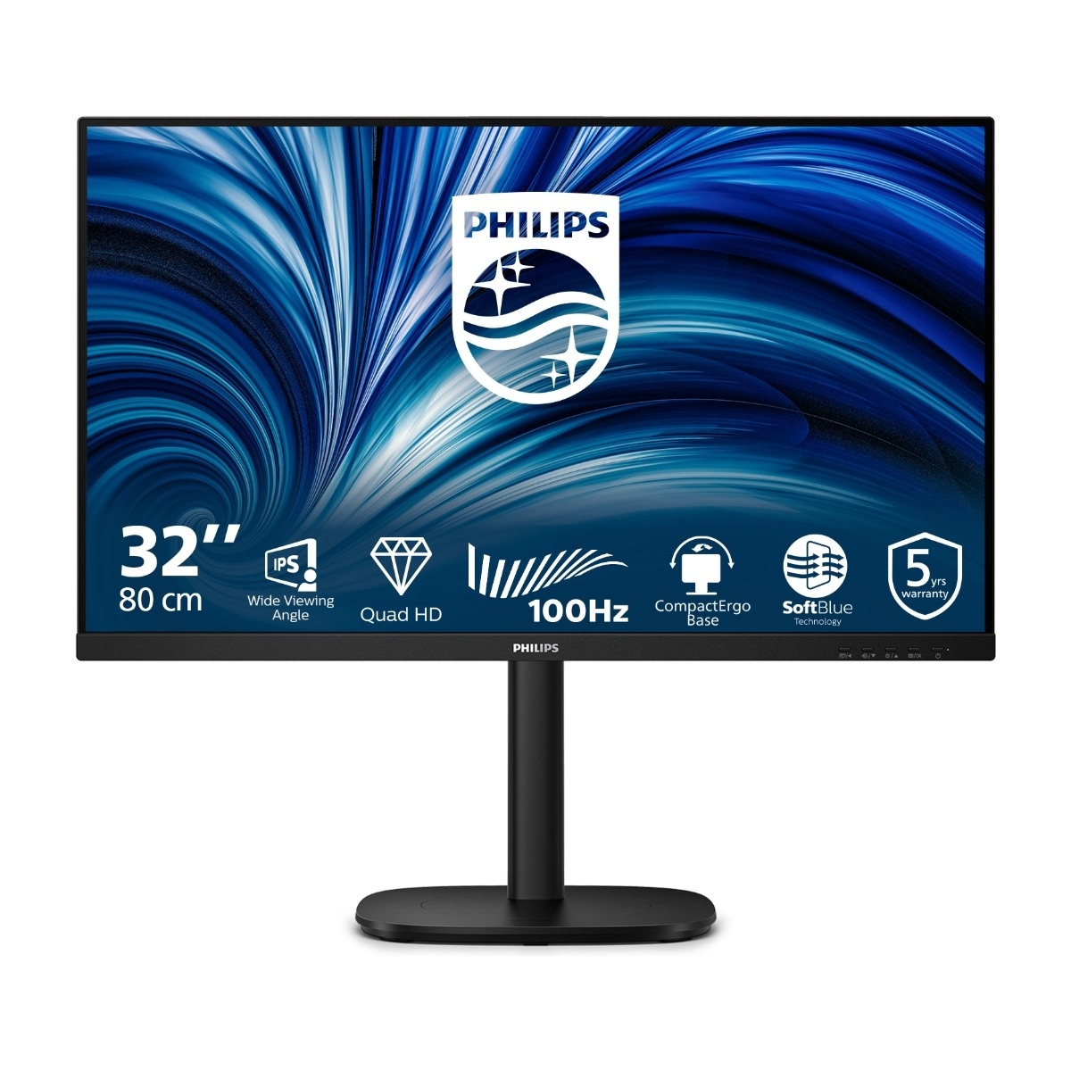 32" Philips 32B2N3500 - 2560x1440 (QHD) - 100Hz - IPS