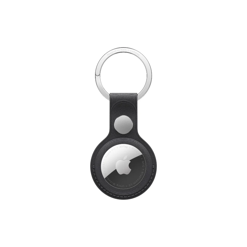 Apple AirTag FineWoven Nyckelring Svart