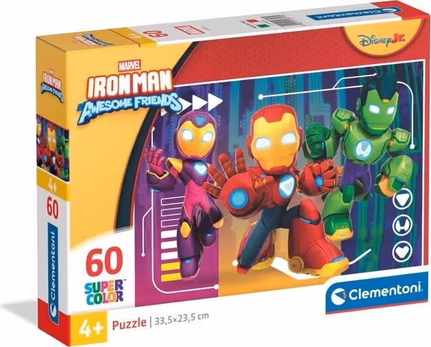 Clementoni Pussel 60 Pcs Marvel Iron-Man