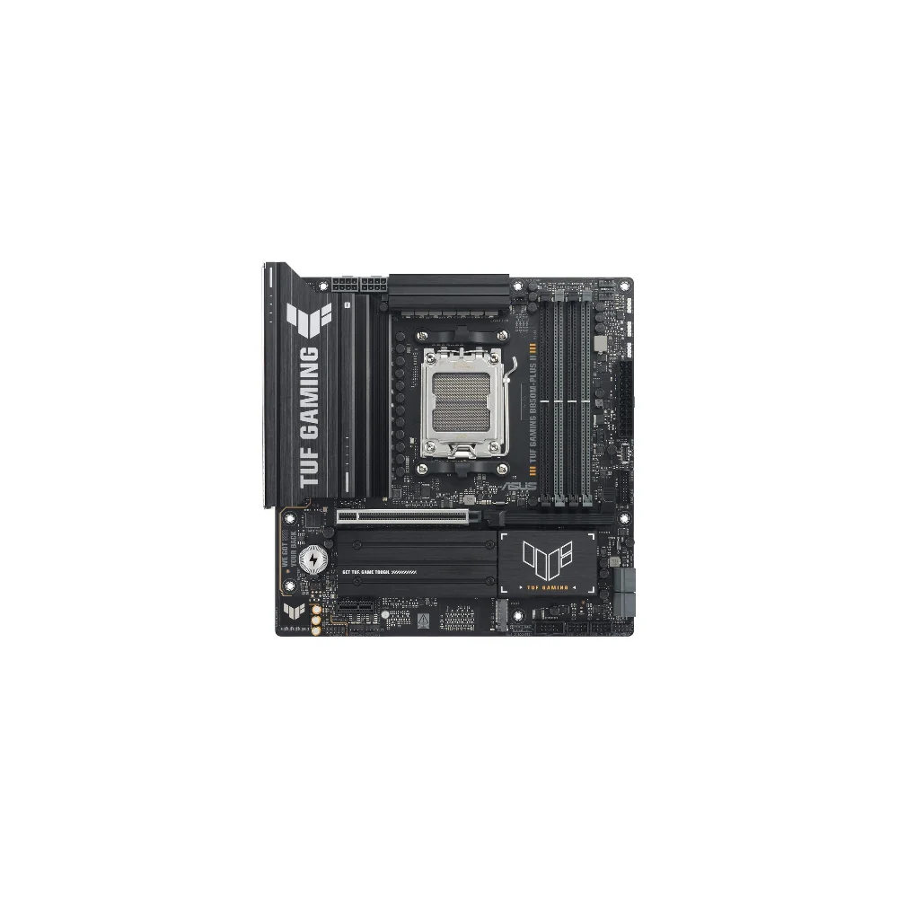 ASUS TUF GAMING B850M-PLUS II Moderkort - AMD B850 - AMD AM5 socket - DDR5 RAM - Micro-ATX