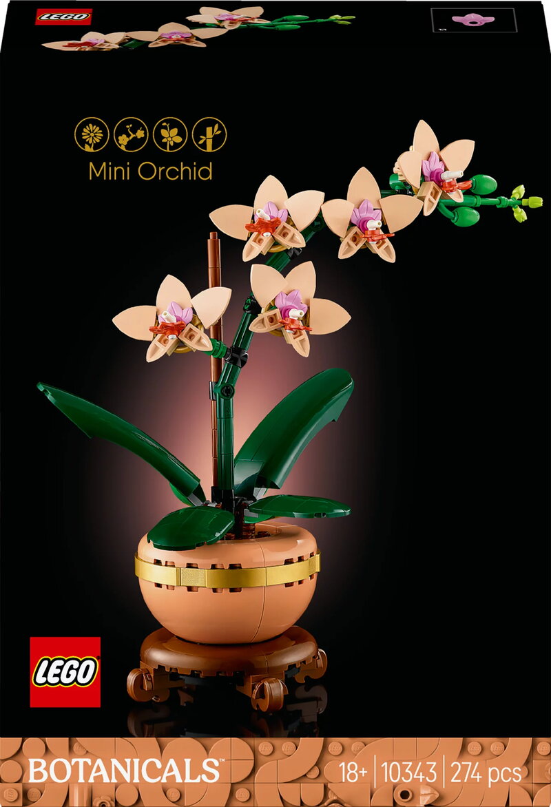 LEGO Botanicals Miniorkidé 10343 (Fyndvara klass 1)