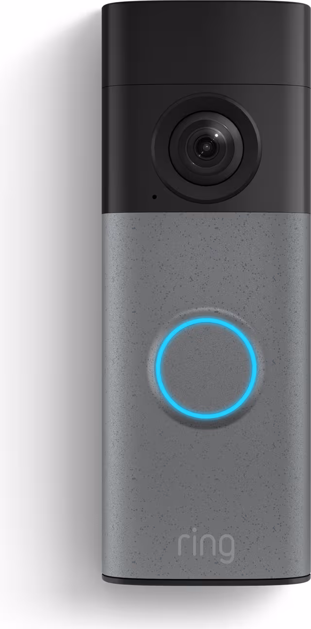 Ring Battery Video Doorbell Retinal 2K & Chime ringklocksset - grå