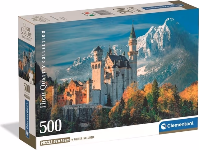 Clementoni Pussel 500 Pcs CB High Quality Collection Neuschwanstein
