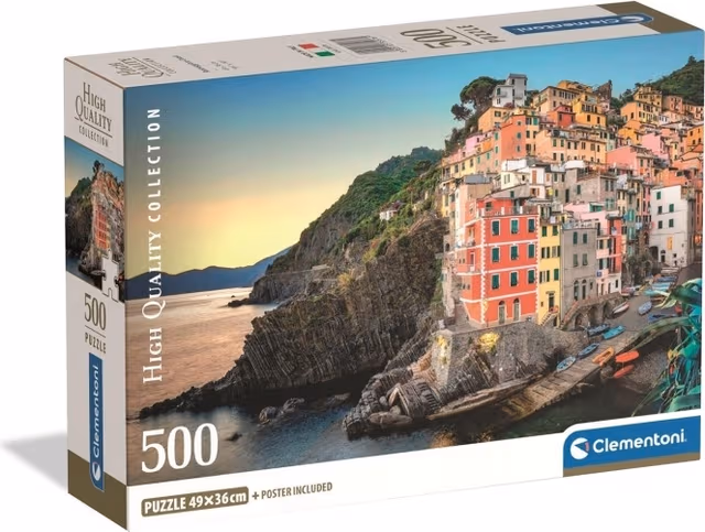 Clementoni Pussel 500 Pcs CB High Quality Collection Riomaggiore Coast
